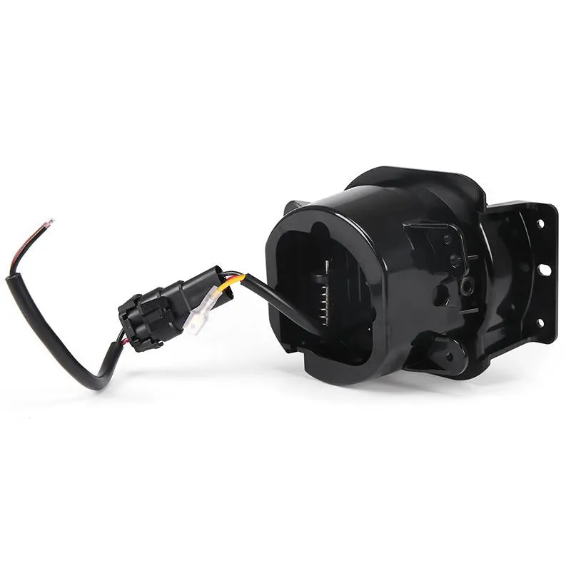 4" Round LED Halo Fog Light with White Daytime Running Light for Jeep Wrangler JL Jeep Gladiator JT 2018-Later