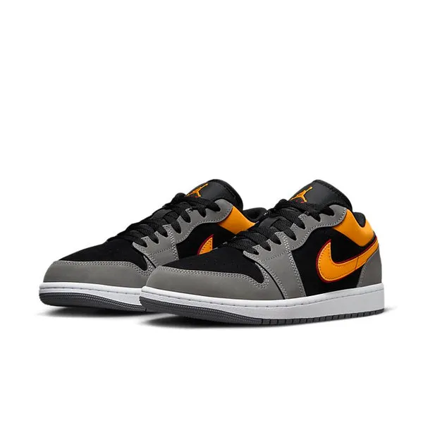 Air Jordan 1 Low SE 'Black Graphite Vivid Orange', black