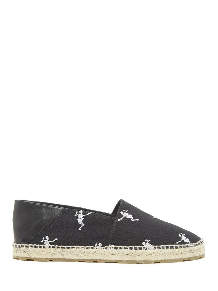 Alexander McQueen Dancing Skeleton Espadrilles