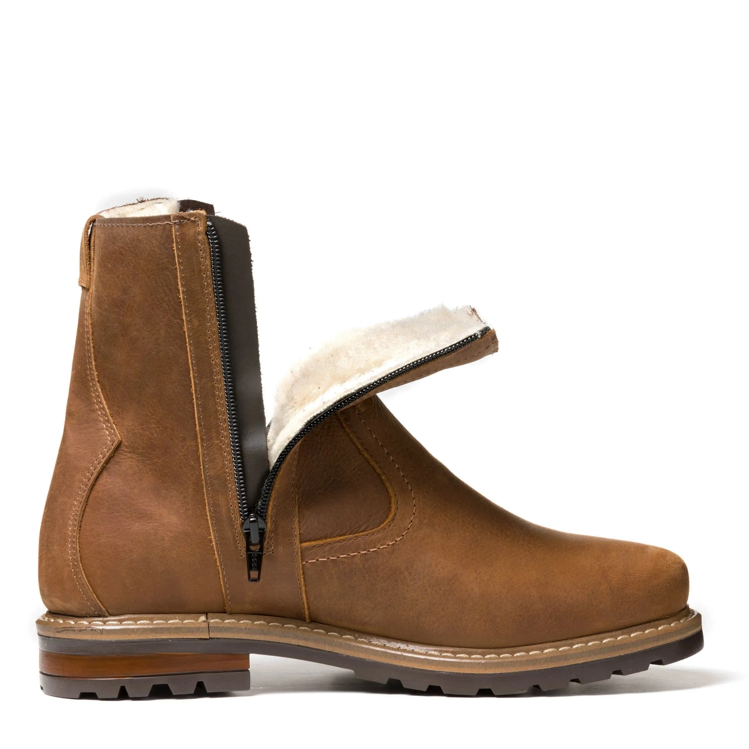 Anfibio Phoenix Wool Lined Dual Zipper Boot - 4938