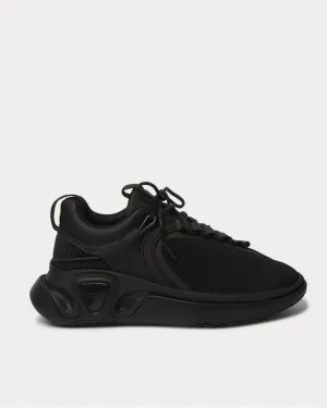 B-Runner Nylon and Mesh  Black low top sneakers