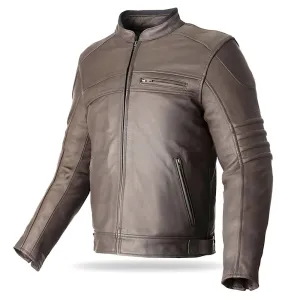Bela Marlon Bikers Leather Jacket - Brown