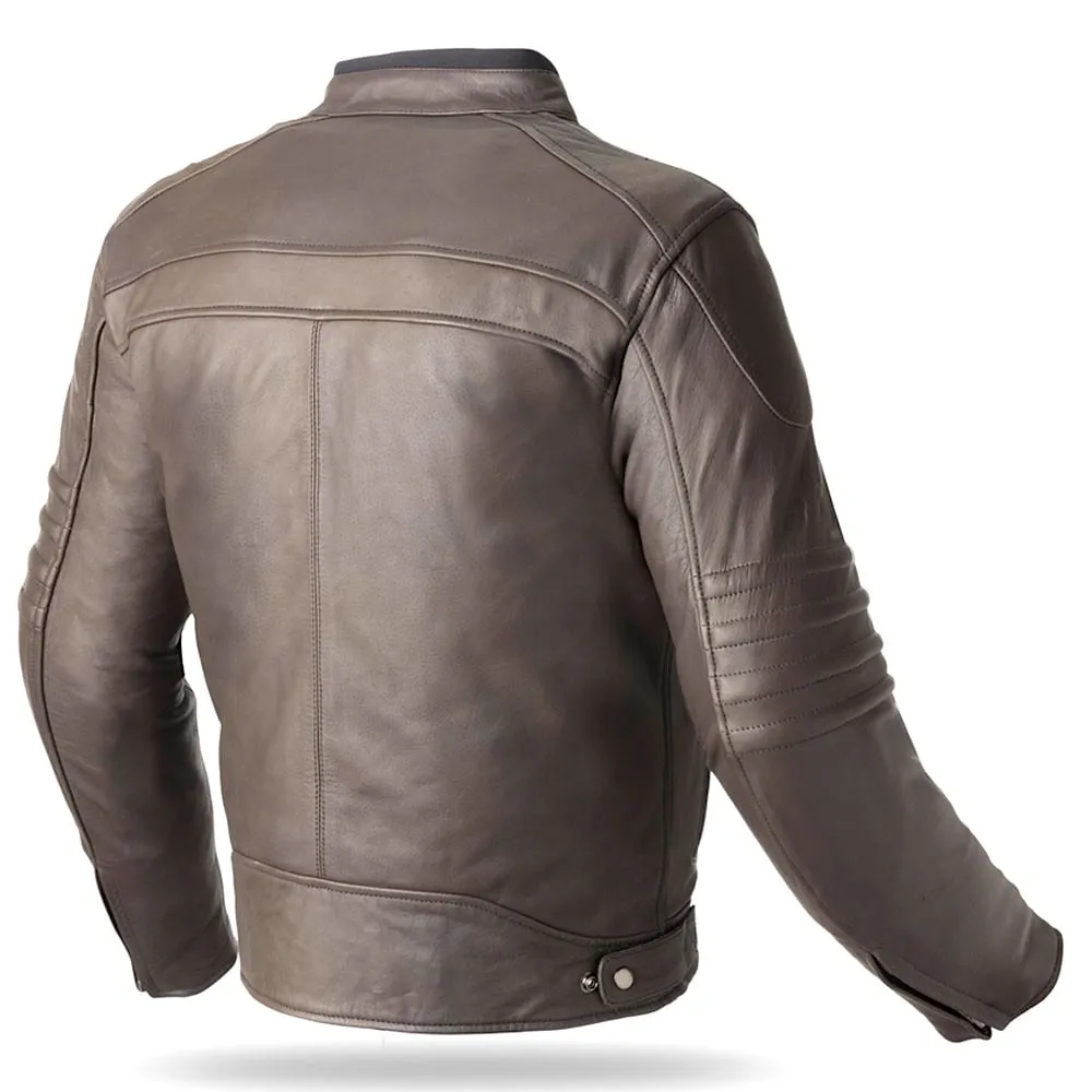 Bela Marlon Bikers Leather Jacket - Brown