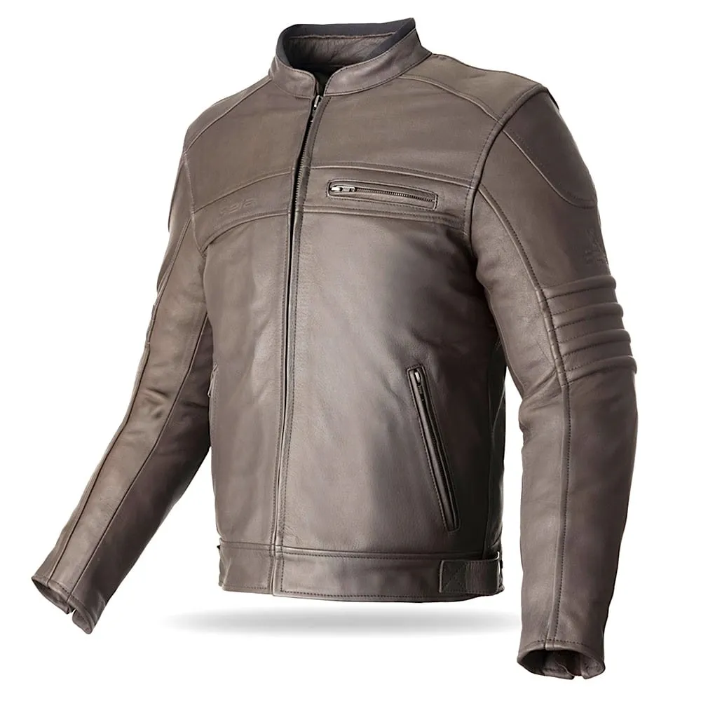 Bela Marlon Bikers Leather Jacket - Brown