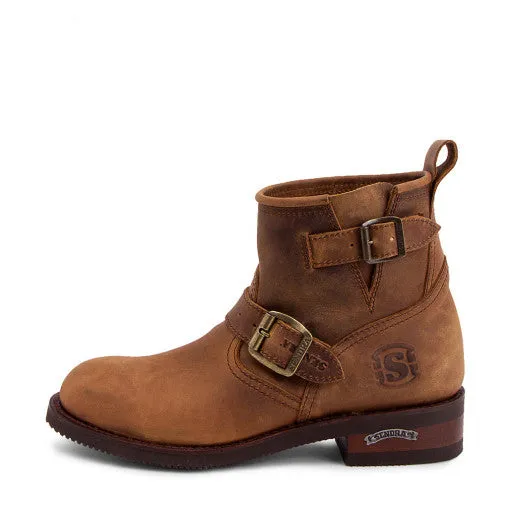 Biker boots short - light brown