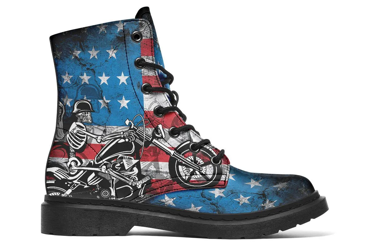 Biker Flag Skull
