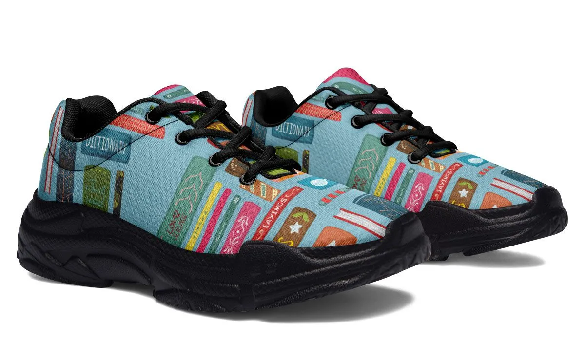 Book Title Chunky Sneakers