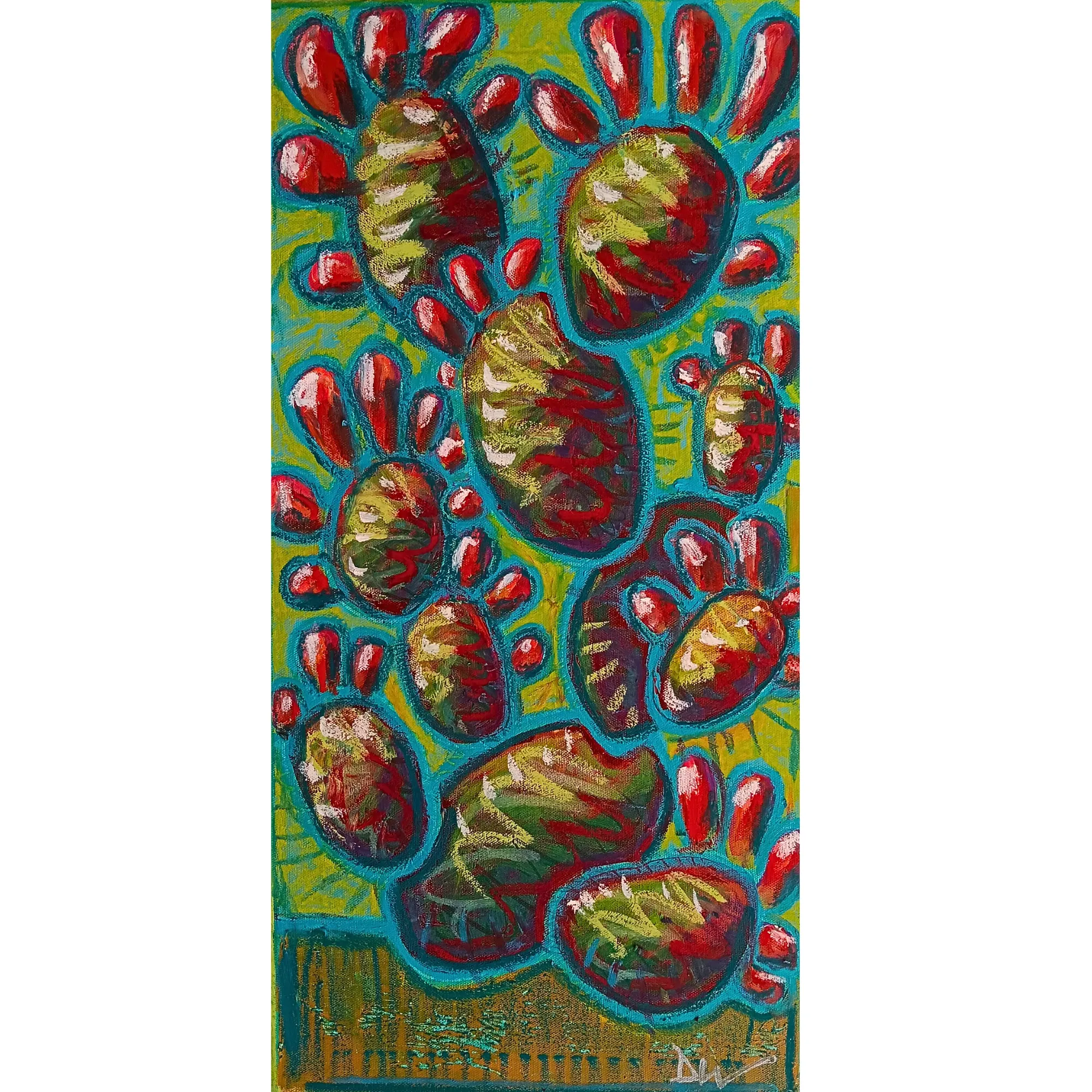 Cactus Pop by Darryl Willison 24"x12"
