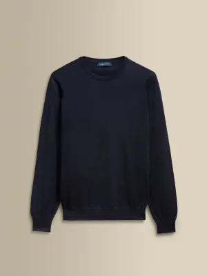 Cashmere Silk Ribbed Long Sleeve T-Shirt