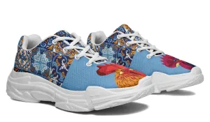Ceramic Roosters Chunky Sneakers