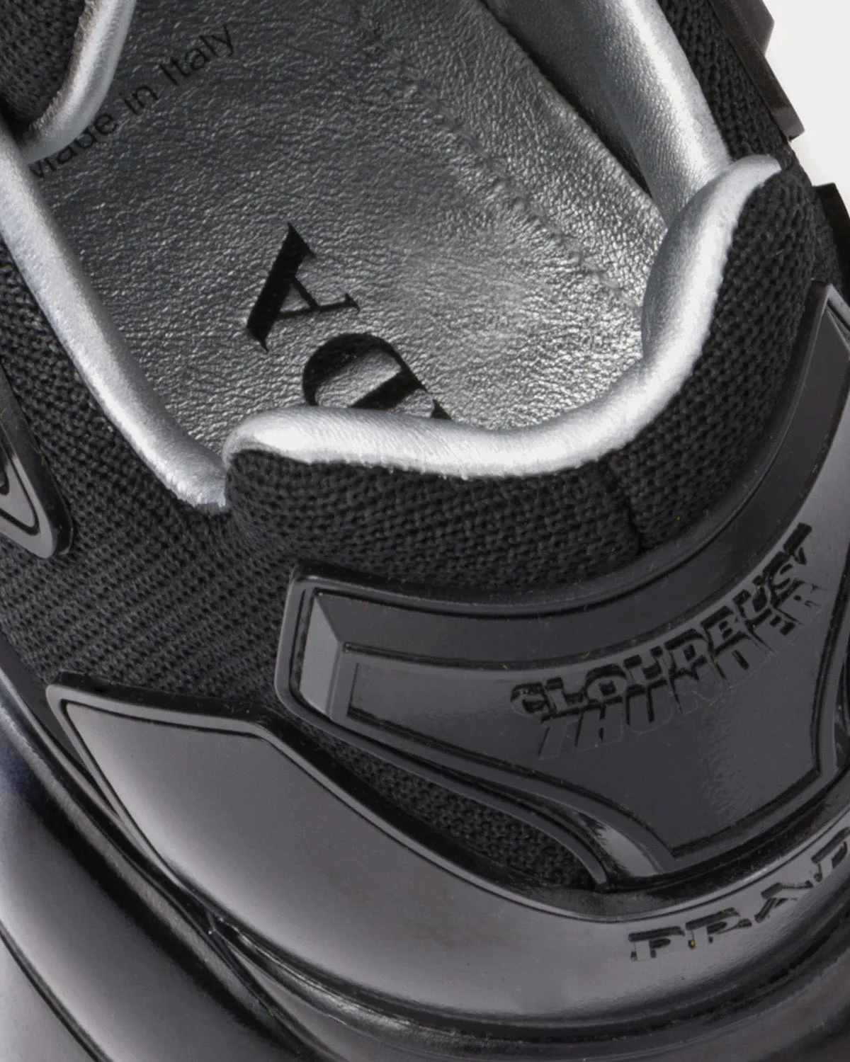 Cloudbust Thunder Silver / Black Low Top Sneakers