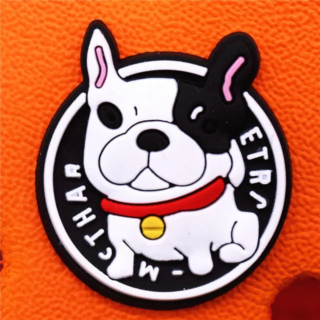 Cute Dog Charms Corgi Teddy Husky Shoes