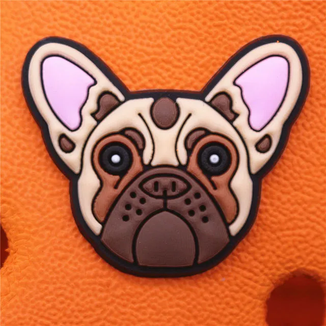 Cute Dog Charms Corgi Teddy Husky Shoes