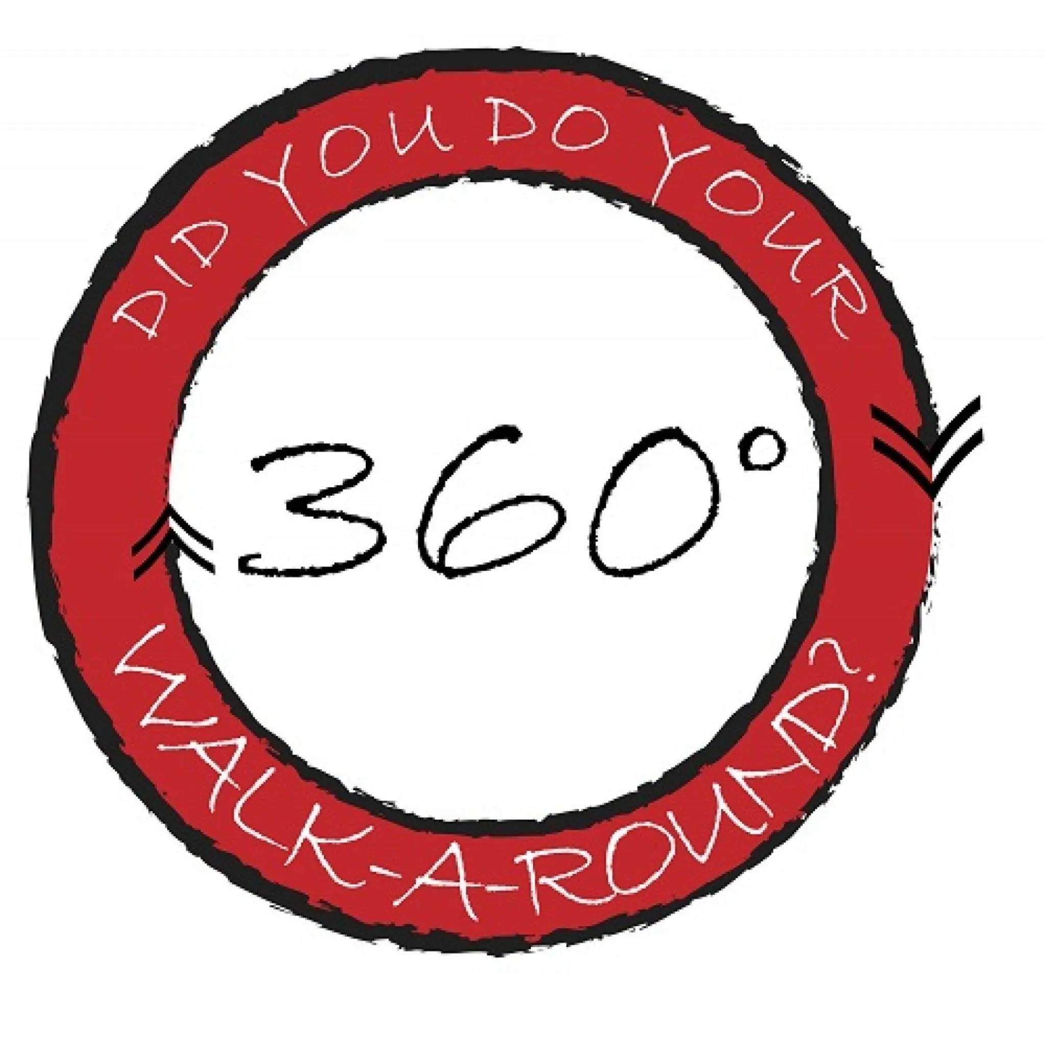 Did You Do Your 360 Walk Around Banner - #401409B