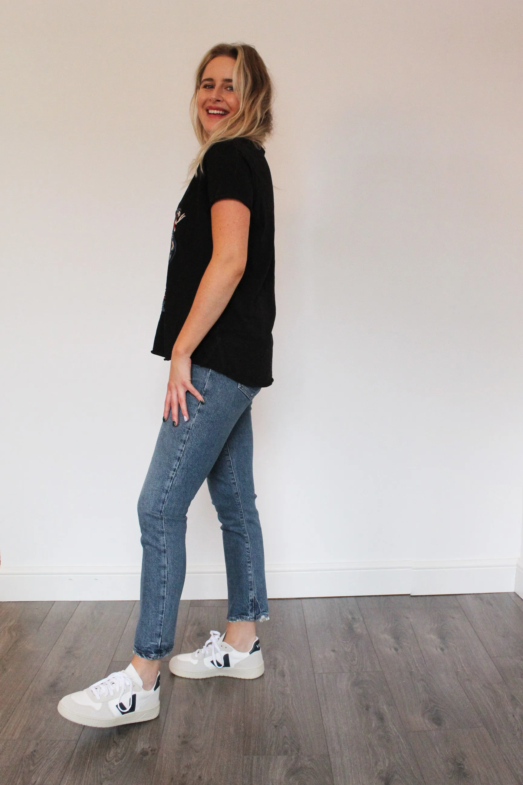 FIVE Snake T-shirt in Black