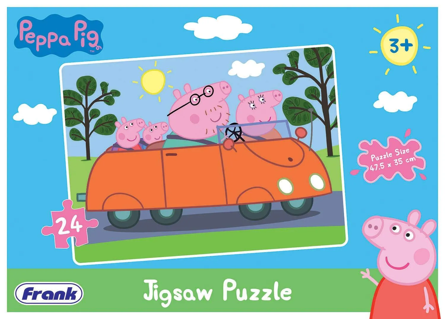 Frank Peppa Pig - Puzzle For 3 Year Old Kids And Above