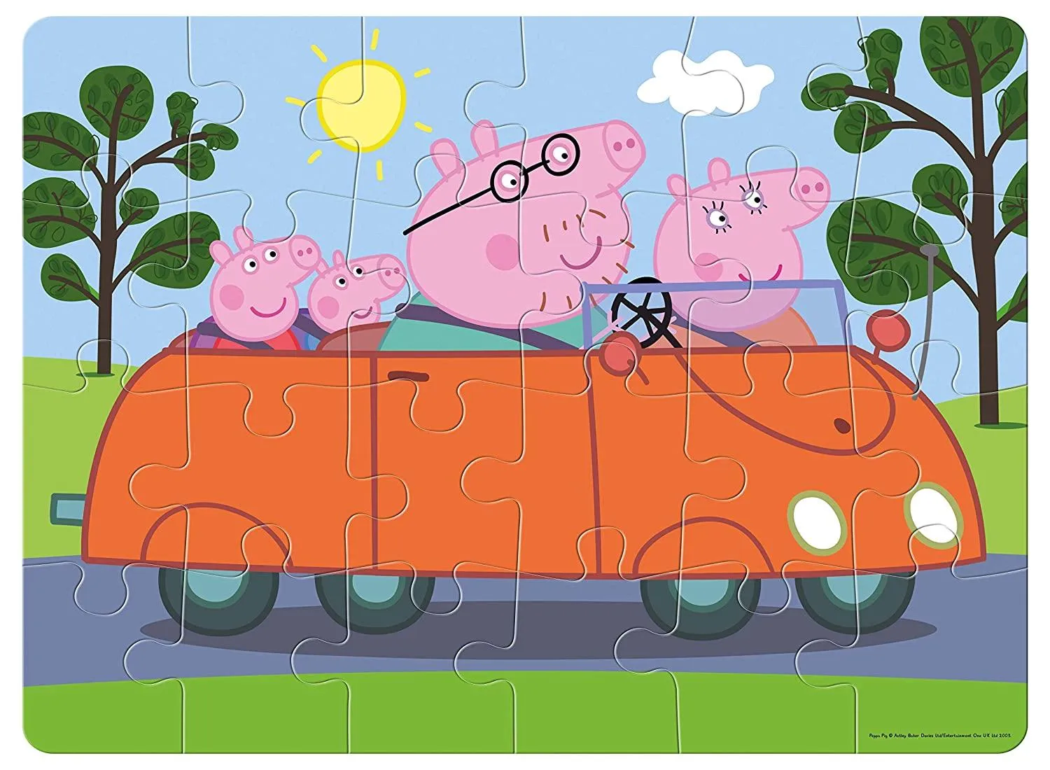 Frank Peppa Pig - Puzzle For 3 Year Old Kids And Above