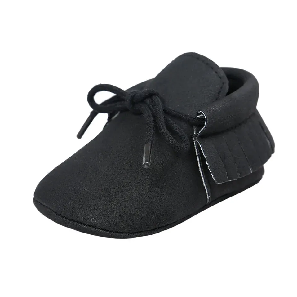 Fringed Baby Moccasins