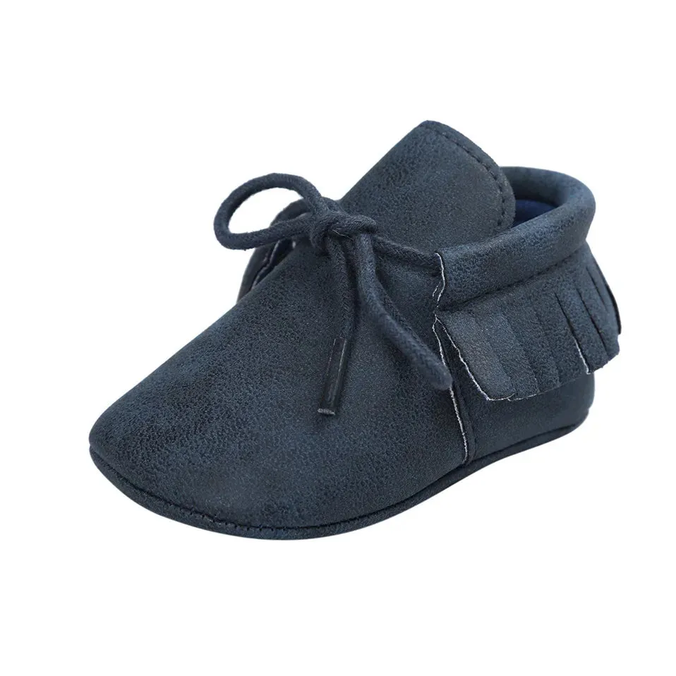 Fringed Baby Moccasins