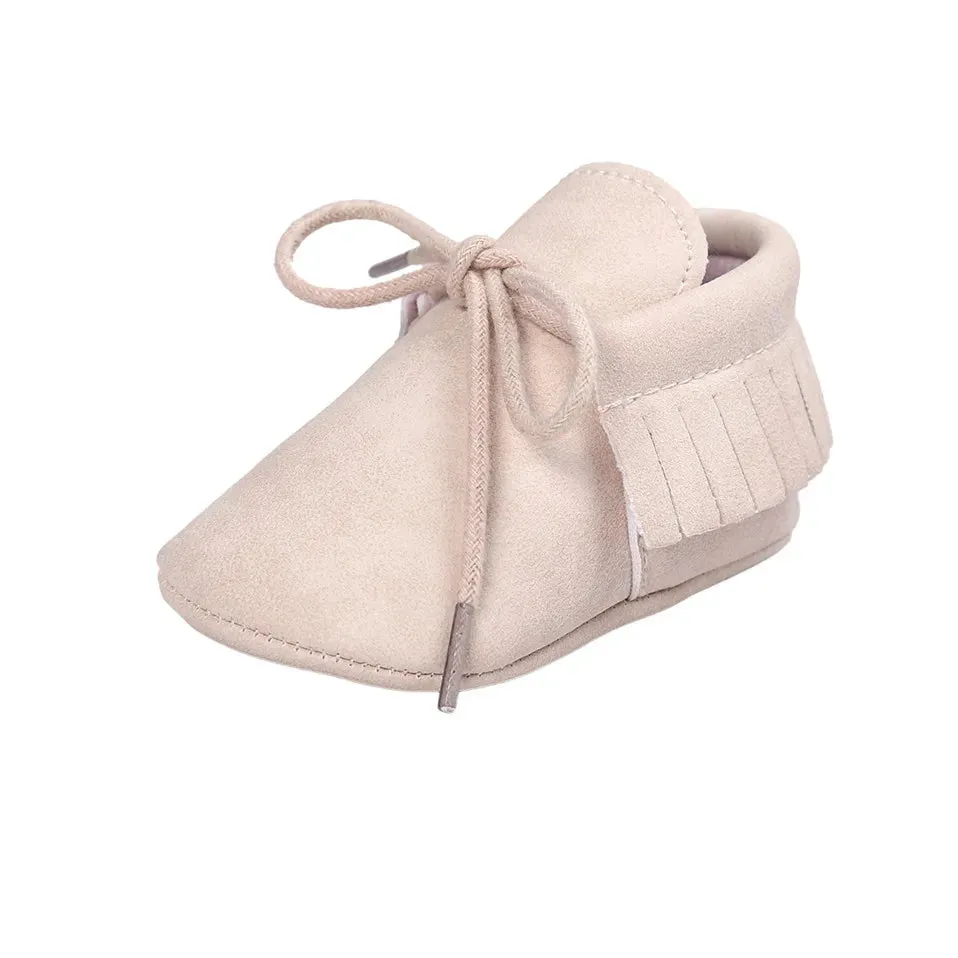 Fringed Baby Moccasins