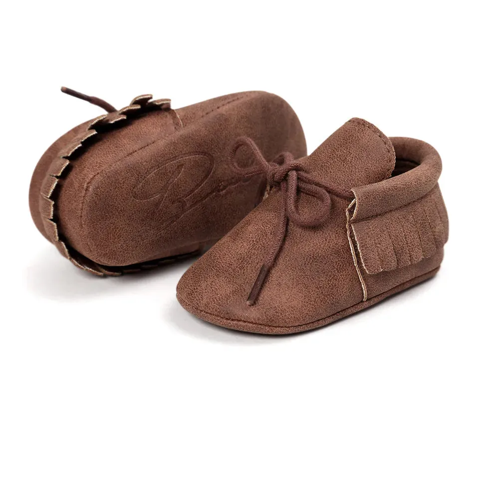 Fringed Baby Moccasins