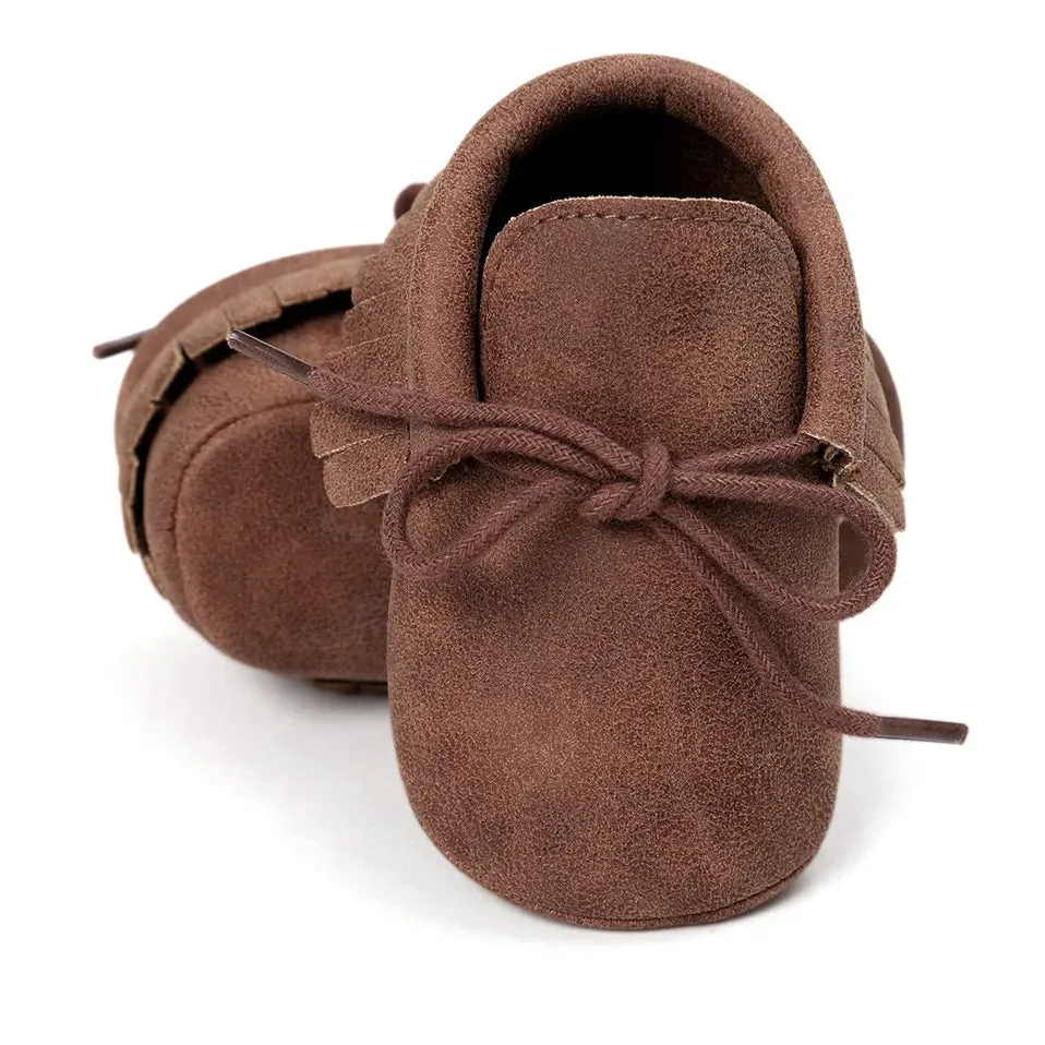 Fringed Baby Moccasins