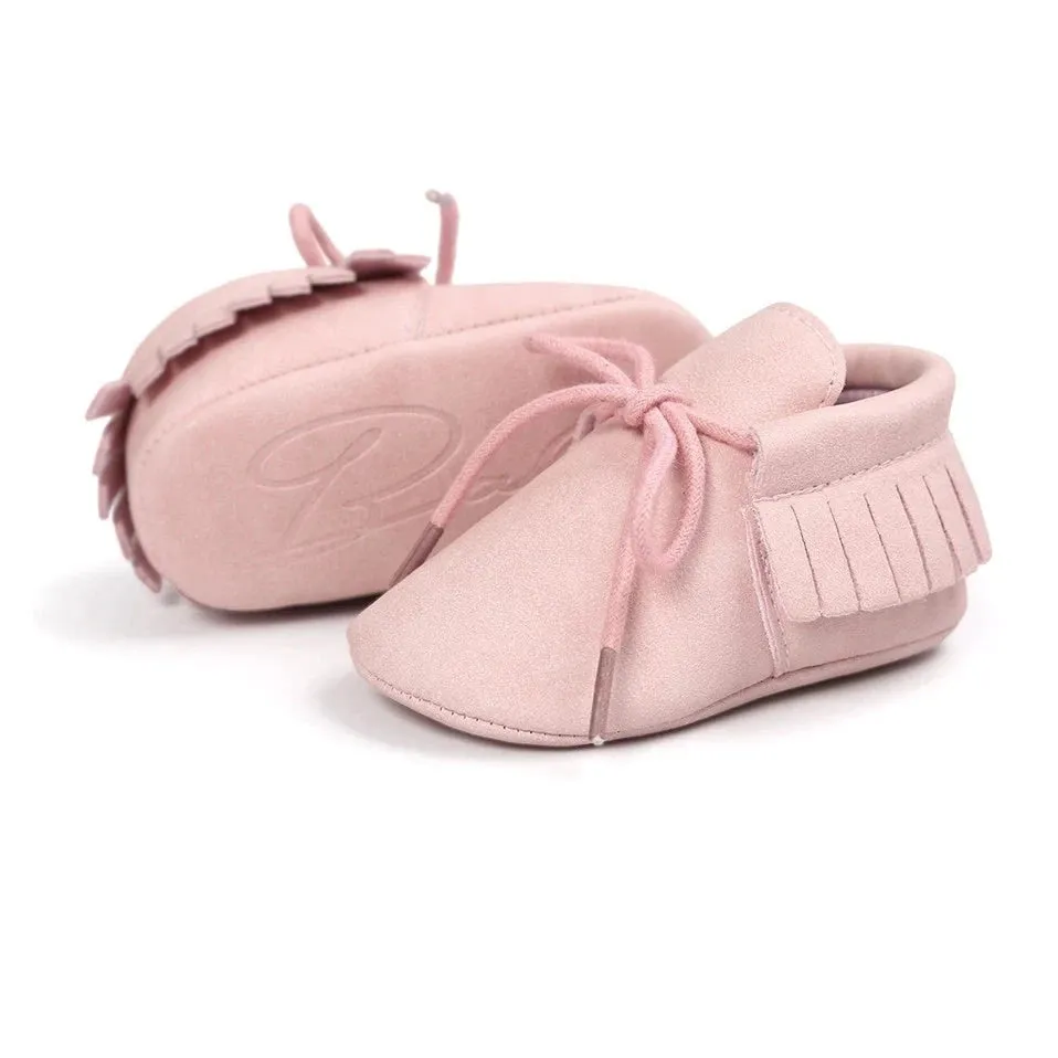 Fringed Baby Moccasins