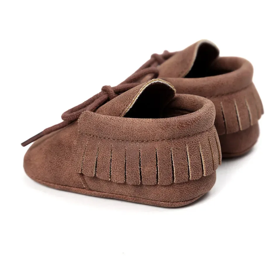 Fringed Baby Moccasins