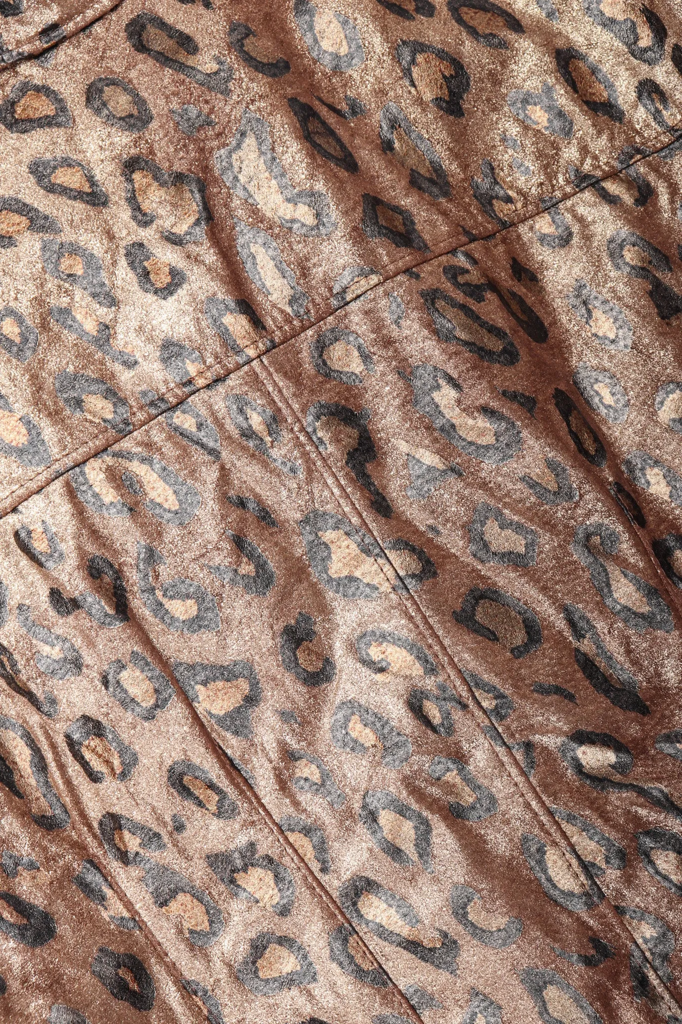 Metallic Animal Moto Jacket