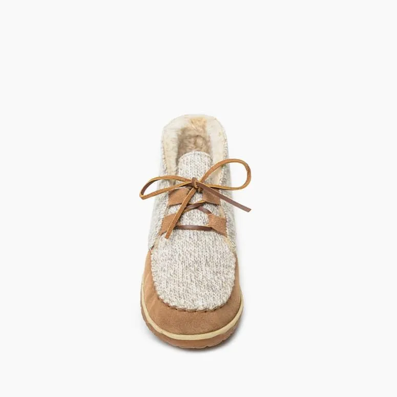 'Minnetonka' Women's Torrey Slipper - Cinnamon (Wide)