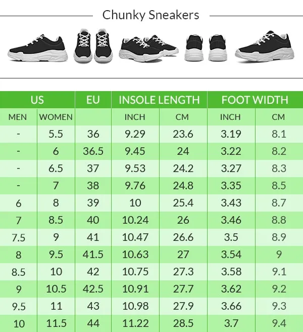 Music Teacher Chunky Sneakers
