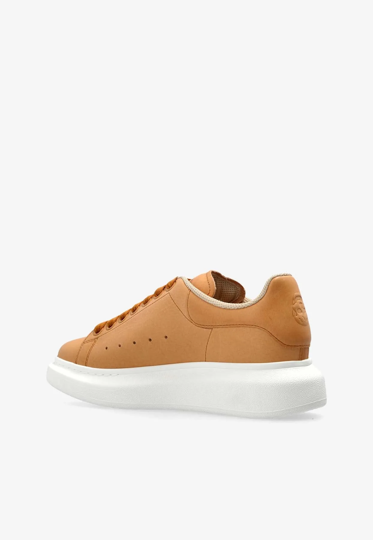 Oversized Retro Leather Sneakers