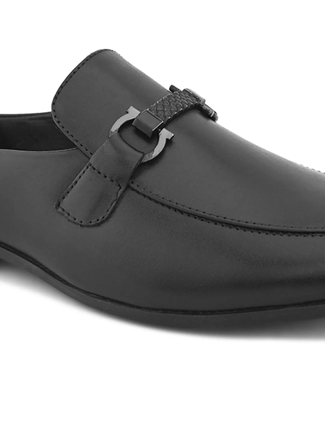 Pelle Albero Black Leather Comfortable Mules