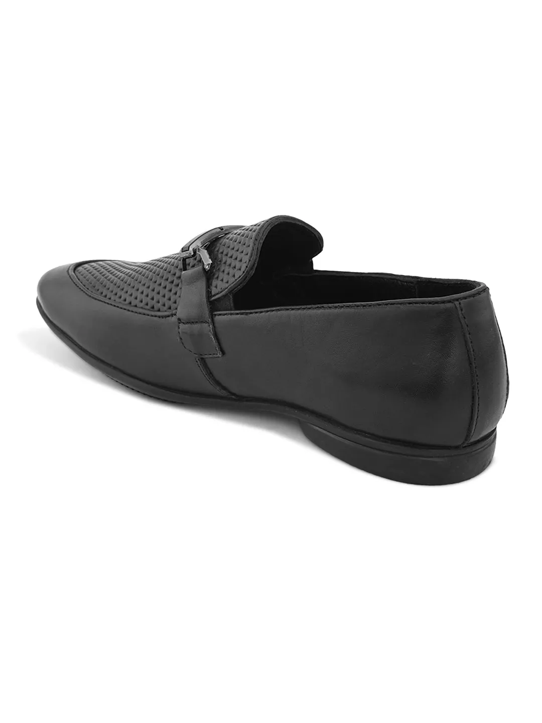 Pelle Albero Black Leather Comfortable/Lightweight Mocassion