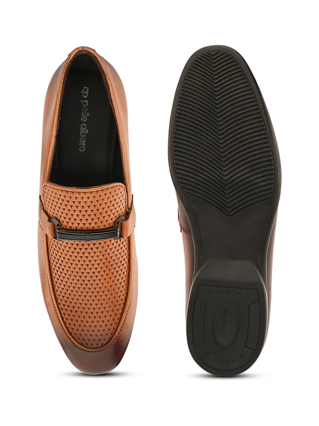 Pelle Albero Tan Leather Comfortable/Lightweight Mocassion