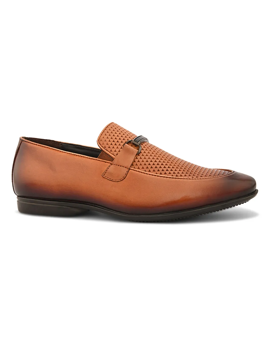 Pelle Albero Tan Leather Comfortable/Lightweight Mocassion