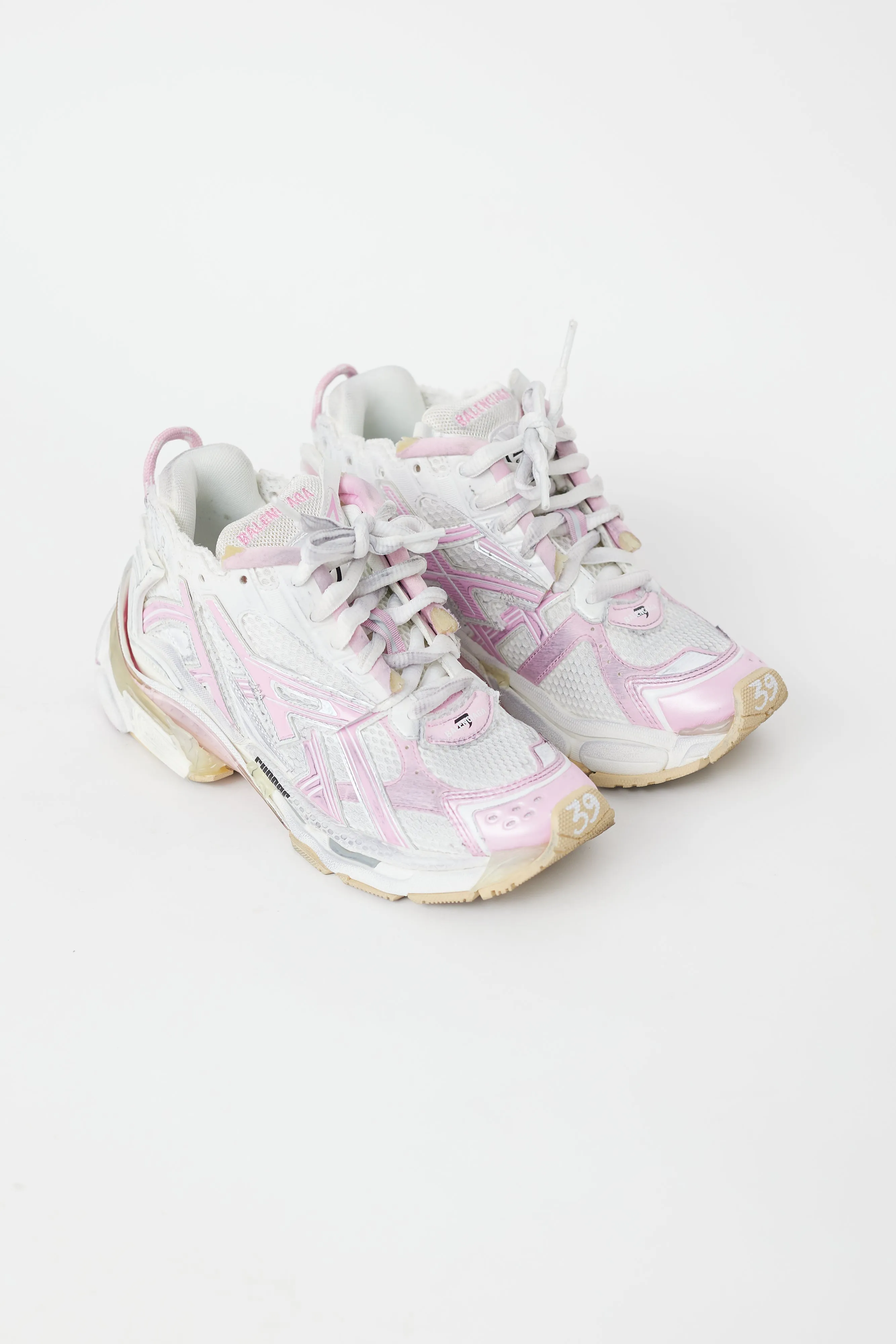 Pink & White Runner Sneaker