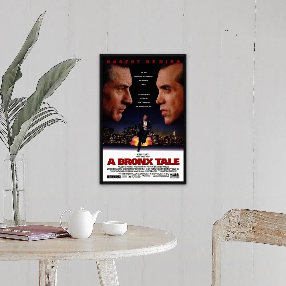 "A Bronx Tale (1993)" Black Float Frame Canvas Art