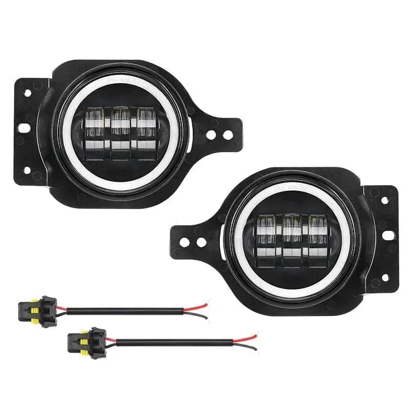 Suparee Jeep Gladiator 9" Halo LED Headlights & Fog Lights & Tail Lights for 2020  JT