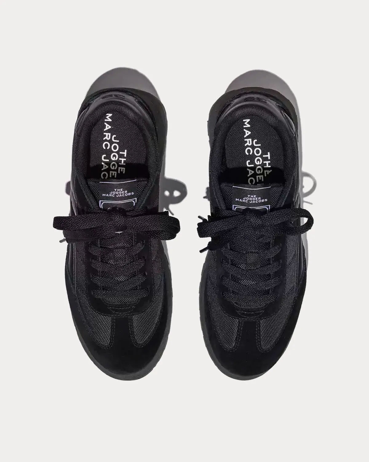 The Platform Jogger Black Low Top Sneakers
