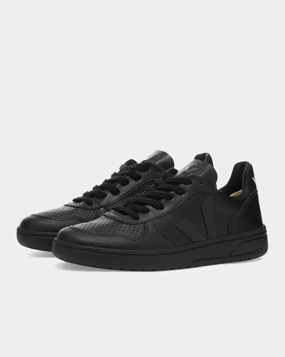 V-10 CWL Triple Black Low Top Sneakers