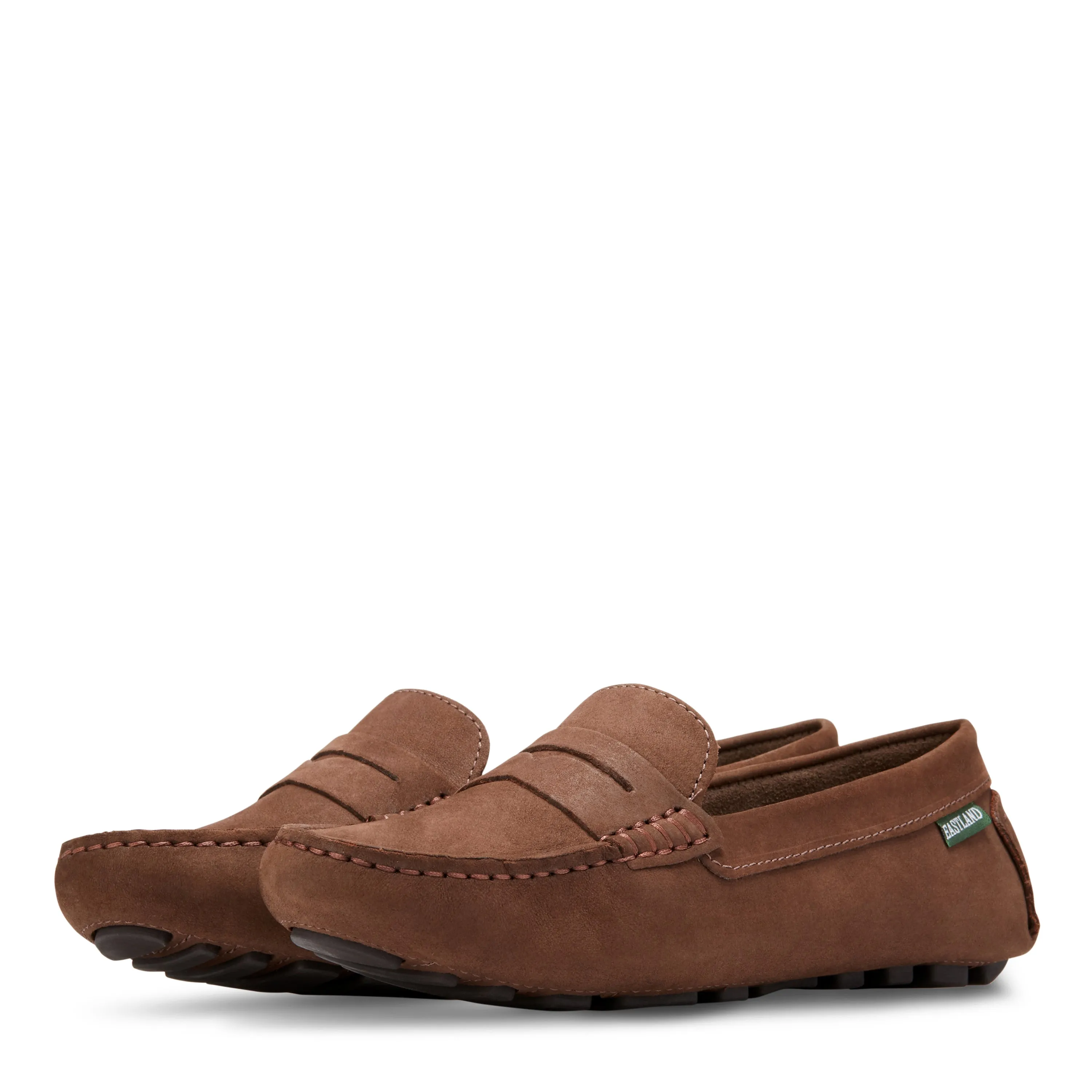 Women's Patricia Penny Loafer Driving Moc Brown Nubuc