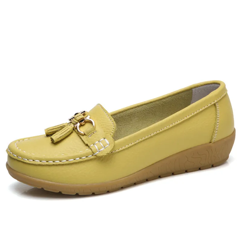 Women's Spring Genuine Leather Shoes
