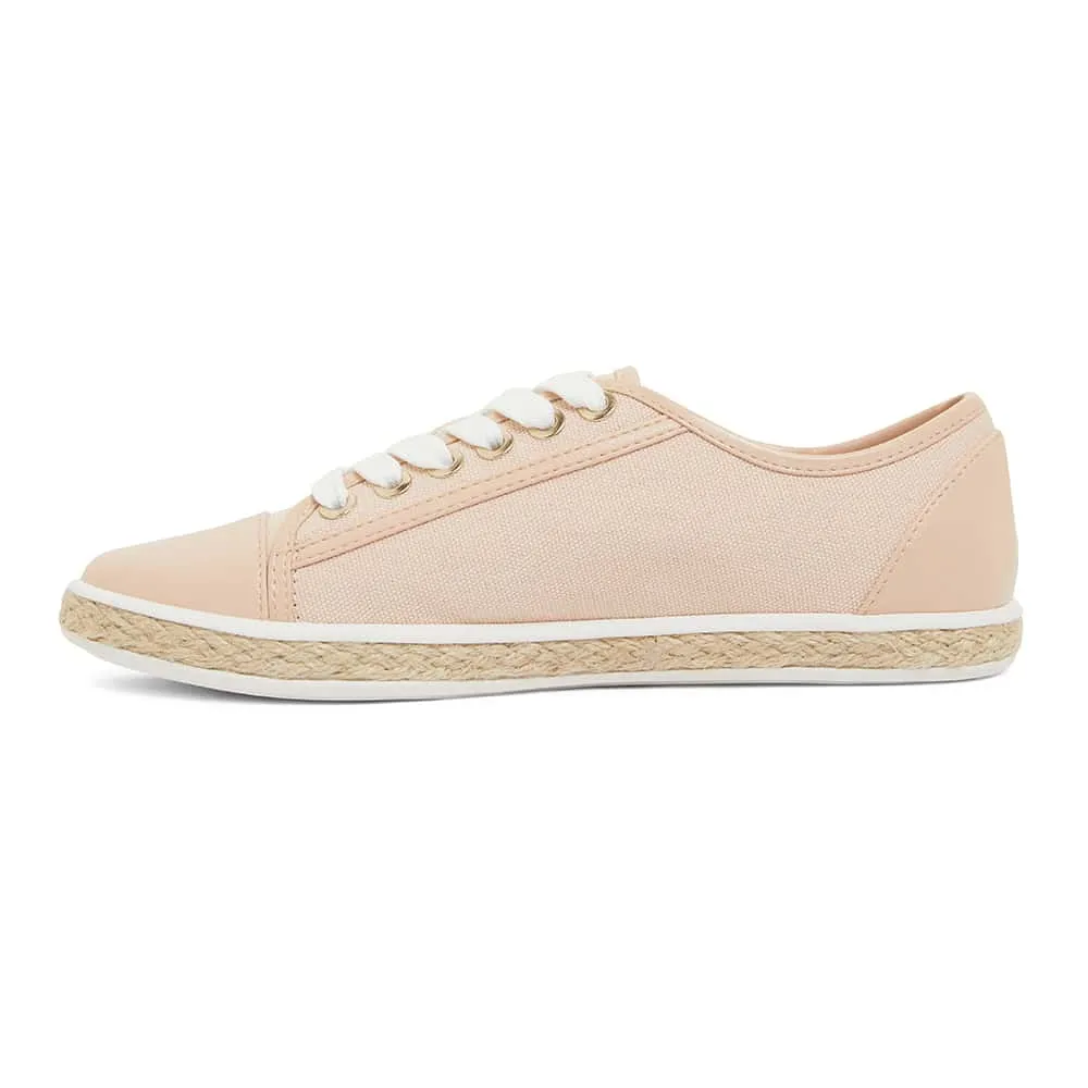 Yale Sneaker in Blush Canvas And Smooth