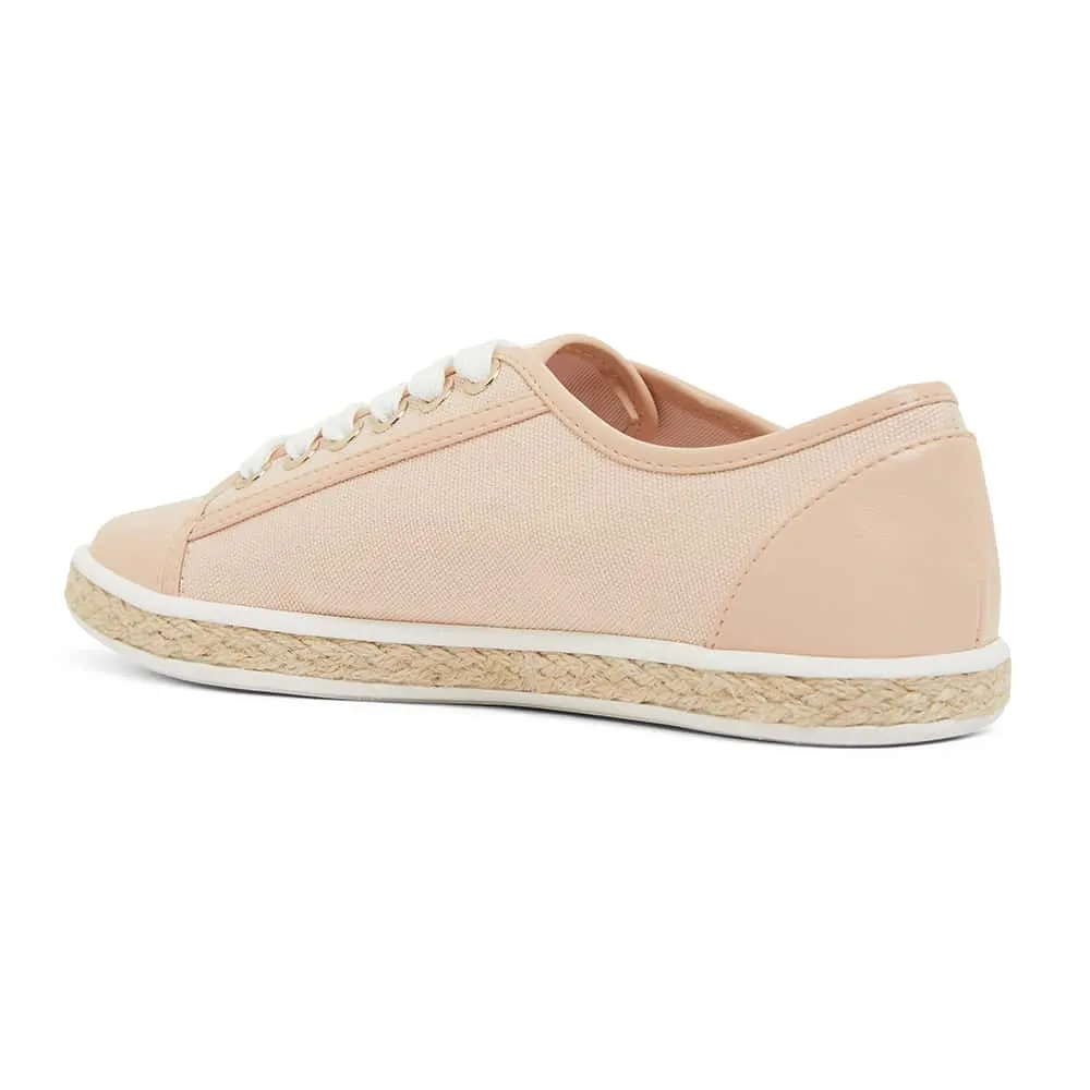 Yale Sneaker in Blush Canvas And Smooth